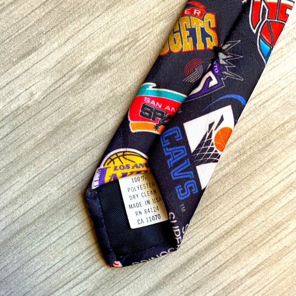 Vintage 1994 Wallywear NBA Logos Necktie - Picture 3 of 8